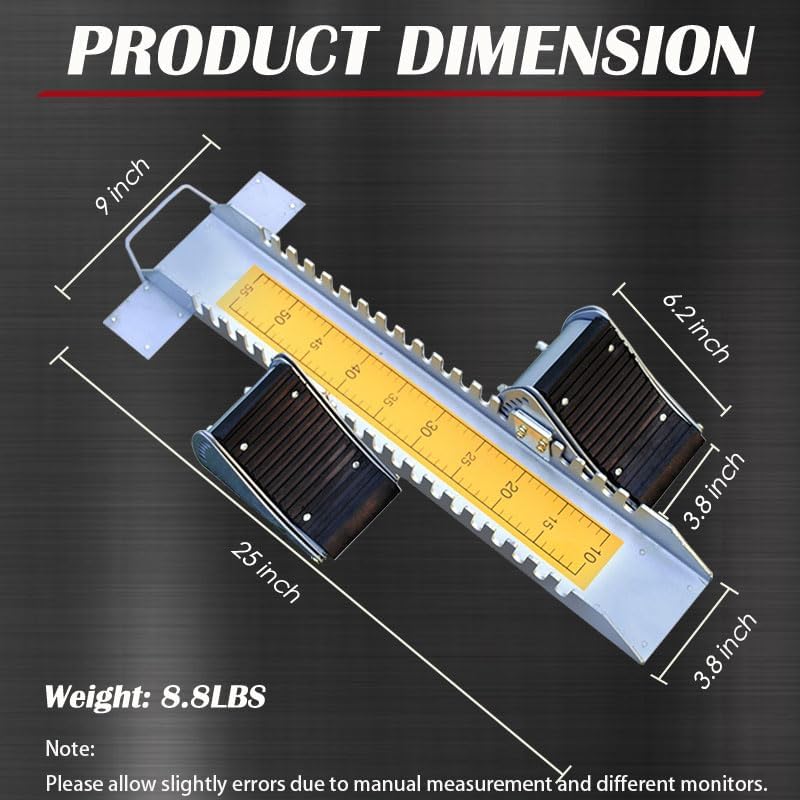 DITOSH Starting Blocks Multi-Function 6 Angle Adjustable Aluminum Track and Field Starting Block for Sprinting for Athletics Plastic Runway Cinder Track 25in - Image 2